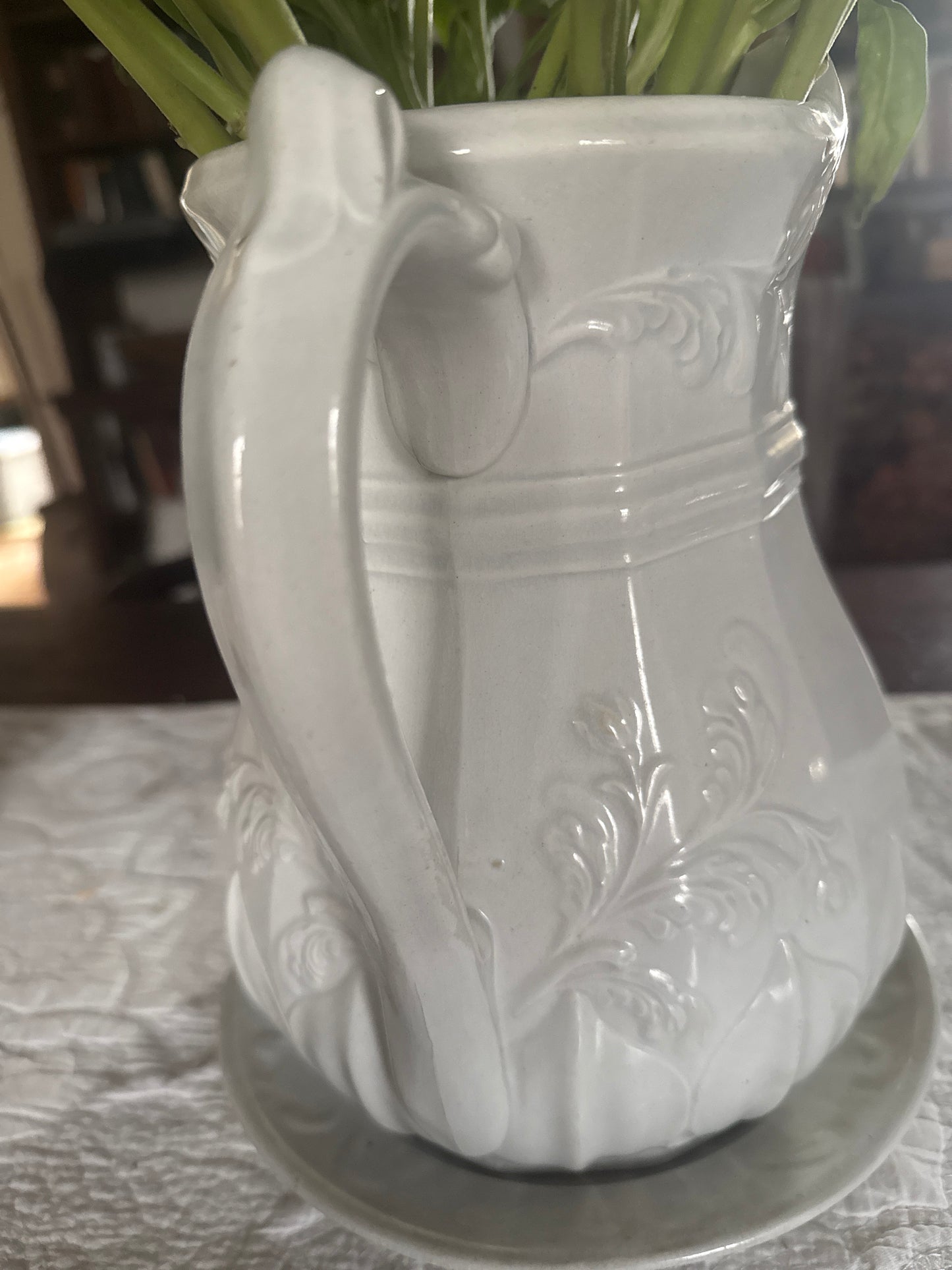 Rare & Lovely Old English Ironstone Pitcher