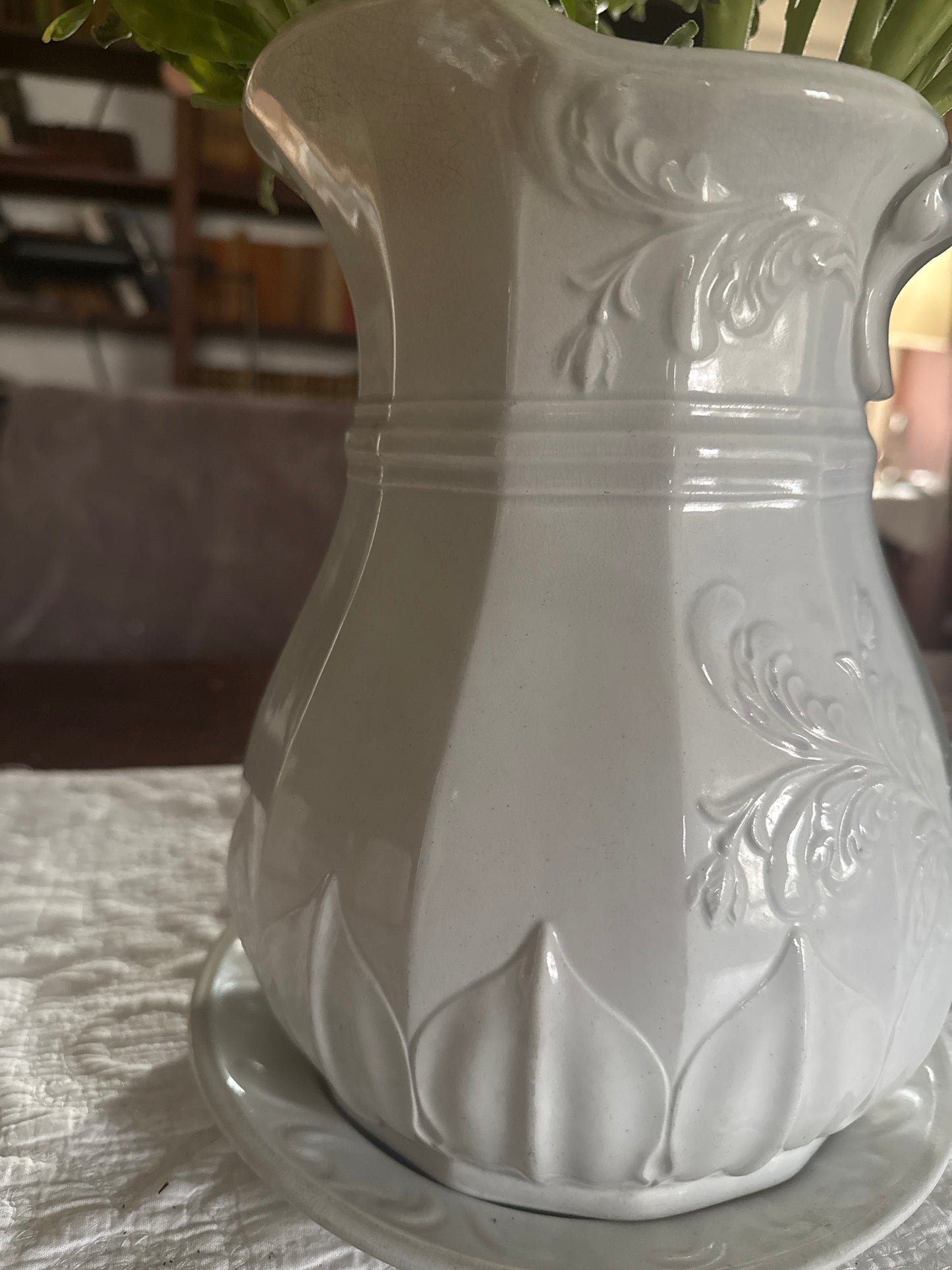 Rare & Lovely Old English Ironstone Pitcher
